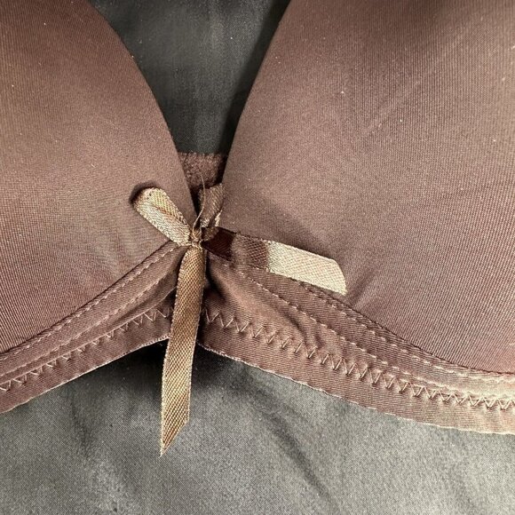 Angelina Chocolate Bra Adjustable Straps Convertible Removable Straps Wireless - Picture 5 of 12